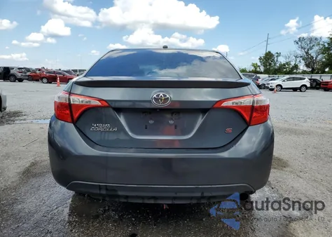 2015 Toyota Corolla L из США, поврежденный, VIN 5YFBURHE3FP349900